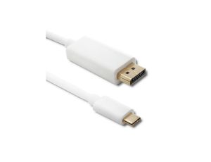 Qoltec DisplayPort Alternate mode USB 3.1 typ C męski DisplayPort męski 5K 2m