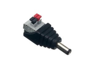 Złączka DC męska z zaciskami sprężyst. spężynującymi