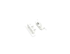 Zaślepka Groove10 GEN2 SQ biała z otworem prosta 76990001 /1szt/