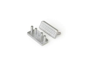 Zaślepka do profil Surface10 srebrnaGEN2 bez otworu 77990040 /1szt/