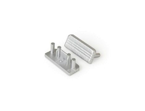 Zaślepka do profil Surface10 srebrnaGEN2 bez otworu 77990040 /1szt/