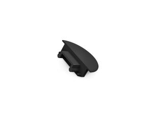 Zaślepka do profil Groove14 czarna gen2 z otworem A3970002 /1szt/
