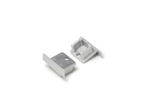 Zaślepka do profil Smart-IN10 srebrna z otworem e3990040 /1szt/