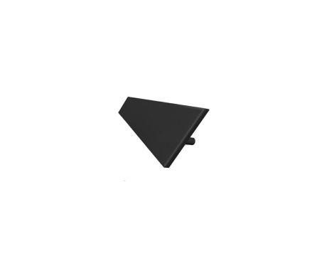 Zaślepka do profil Corner14 czarna PRAWA / RIGHT 1szt gen2 bez otworu