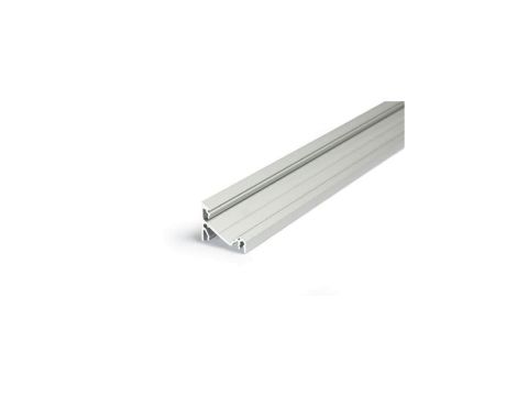 Profil led Corner14 1m kątowy narożny anodowany srebrny szeroki A4010020