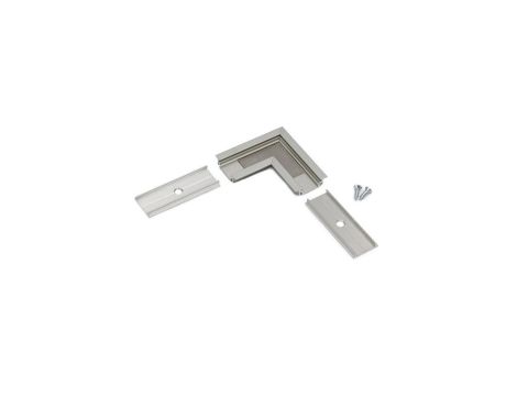 Profil led Groove10 narożnik kątownik srebrny anodowany wpuszczany do frezu meblowy 76530020