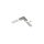 Profil led Groove10 narożnik kątownik srebrny anodowany wpuszczany do frezu meblowy 76530020