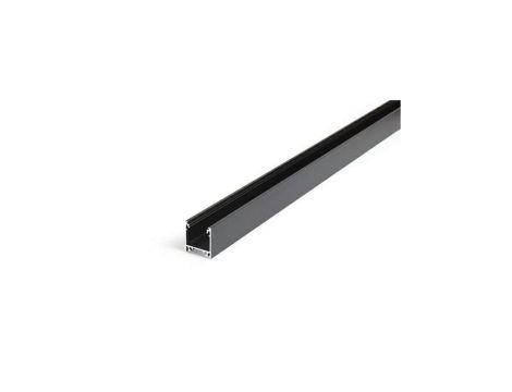 Profil led LINEA20 EF/TY 2m czarny anodowany C1020021