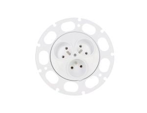 Gniazdo p/t trzykrotne z/u z nawijakiem PT-36 AS