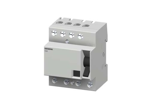 Wyłącznik różnicowoprądowy 4P typ B 80A 300MA, 400V, Krótkozwłoczny, 4MM 5SM3647-4