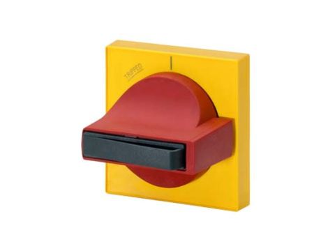 Pokrętło napedu drzwiowego z ramą maskującą żółto-czerwone 8UC7120-8BD