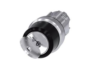 Przełącznik z kluczem 2 pozycyjny 22mm bez samopowrotu RONIS SB30 metal klucz w poz. 0 SIRIUS ACT 3SU1050-4BF01-0AA0