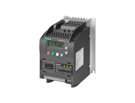 Falownik SINAMICS V20 3AC380-480V -15/+10 47-63HZ RATED POWER 0.37KW 6SL3210-5BE13-7CV0