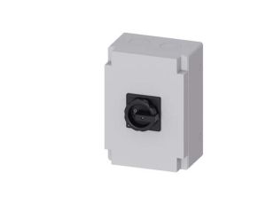 Rozłącznik główny w obudowie 6P 63A 22kW AC23A 400V styki pom 1Z 1R pokrętło czarne 3LD2566-4VD51