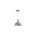 Lampa Wisząca VT-7100 E14 Max. 60W Szara 3922