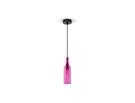 Lampa Wisząca VT-7558 E14 Max. 60W Butelka Różowa 3774