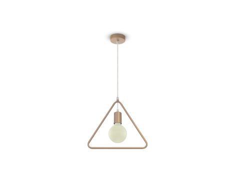 Lampa Wisząca VT-7321 E27 Max. 60W Trójkąt Złota 3837