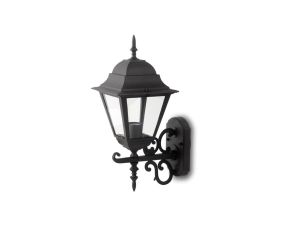 Lampa Ogrodowa Ścienna VT-761 E27 Max. 60W Czarna UP 7521
