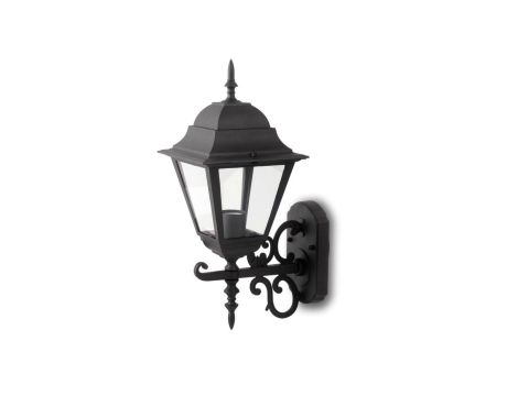 Lampa Ogrodowa Ścienna VT-761 E27 Max. 60W Czarna UP 7521