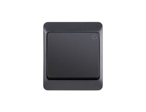 Hermes łącznik przycisk hermetyczny dzwonek 10A IP44 antracyt 0337-07