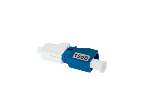 Qoltec Tłumik światłowodowy LC/UPC (F) - LC/UPC (M) Singlemode 15dB