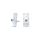Qoltec Uchwyt / Klip do kabli 15x13mm naścienny