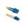 Qoltec Patchcord światłowodowy SC/UPC - LC/UPC Singlemode 9/125 G652D Duplex 1m