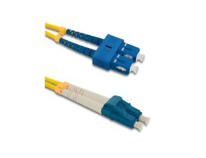 Qoltec Patchcord światłowodowy SC/UPC - LC/UPC Singlemode 9/125 G652D Duplex 2m