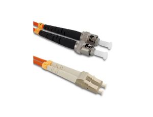 Qoltec Patchcord światłowodowy LC/UPC - ST/UPC Multimode 50/125 OM2 Duplex 2m