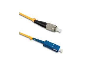 Qoltec Patchcord światłowodowy FC/UPC - SC/UPC Singlemode 9/125 G652D Simplex 1m