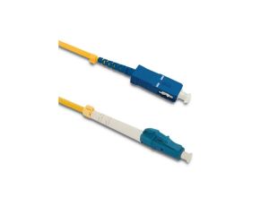 Qoltec Patchcord światłowodowy LC/UPC - SC/UPC Singlemode 9/125 G652D Simplex 2m
