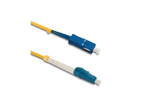 Qoltec Patchcord światłowodowy LC/UPC - SC/UPC Singlemode 9/125 G652D Simplex 3m