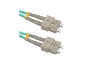 Qoltec Patchcord światłowodowy SC/UPC - SC/UPC Multimode 50/125 OM4 Duplex 2m