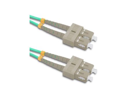 Qoltec Patchcord światłowodowy SC/UPC - SC/UPC Multimode 50/125 OM4 Duplex 10m