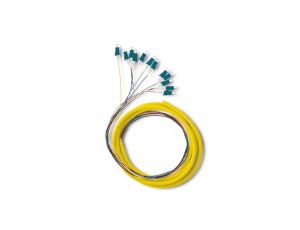 Qoltec 12 x Pigtail światłowodowy LC/UPC Singlemode G657A2 2m