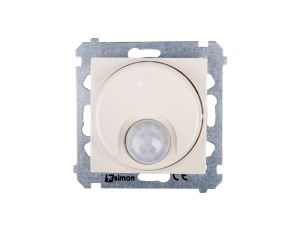 Simon 54 Czujnik ruchu z przekaźnikiem i zabezpieczeniem kremowy DCR11P.01/41