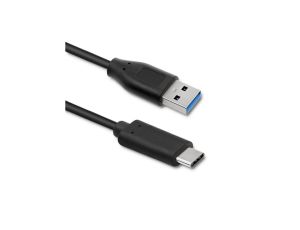 Qoltec Kabel USB 3.1 typ C męski USB 3.0 A męski 1m