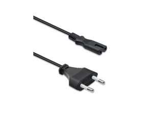 Qoltec Kabel zasilający IEC C7 / CEE 7/16 ósemka 2x0.5mm 1.4m