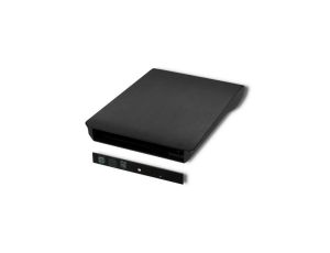 Qoltec Obudowa/kieszeń na napęd optyczny CD/DVD SATA USB 3.0 9.5mm wbudowany kabel