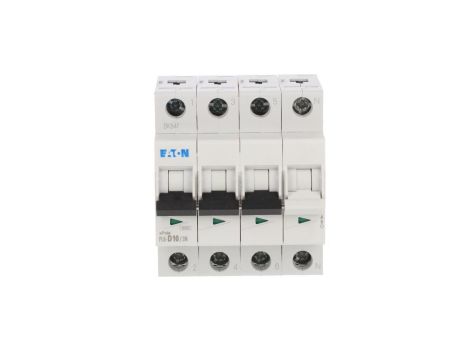 Wyłącznik nadprądowy 3P+N D 10A 6kA AC PL6-D10/3N 165031