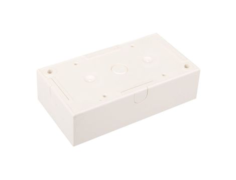 Berker/B.Kwadrat Puszka natynkowa podwójna kremowa 5310429902