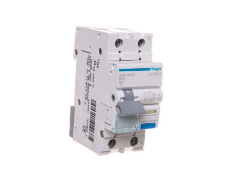 Wyłącznik różnicowo-nadprądowy RCBO 2P B40A 0,03A Typ A ADA940D