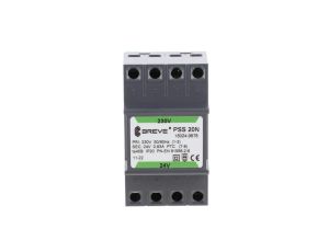 Transformator 1-fazowy modułowy bezpieczeństwa PSS 20N 230/ 24V 0,83A, na szynę DIN, IP20, Ta 40, 16024-9878
