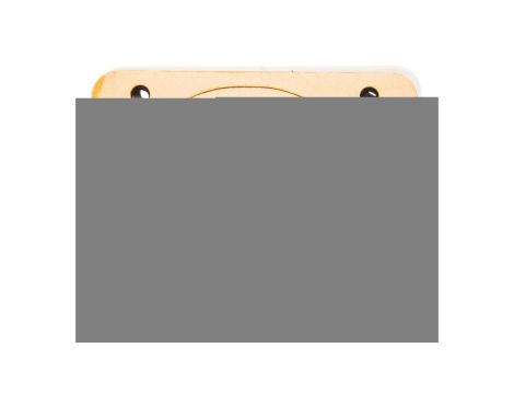 Plytka do zabudowy otworu gniazda 50x50mm szara Kaedra 13135