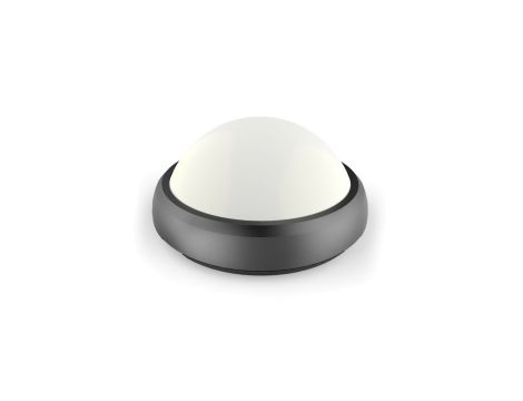 Plafon LED VT-8015 12W 3000K 840lm Okrągły Czarny IP65 1349