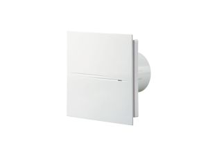 Wentylator osiowy 100 mm standard cichy z frontem aluminium, wył.czasowym i higrostatem 100QUIETSTYLEATH