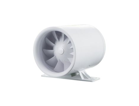 Wentylator kanałowy 125mm standard bialy dwubieg z podst.montażowa 125QUIETLINEKDUO