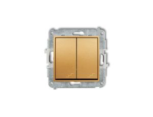 MINI Łącznik podwójny schodowy złoty 29MWP-33