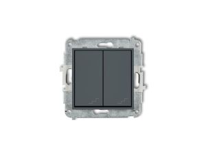 MINI Łącznik podwójny schodowy grafitowy mat 28MWP-33