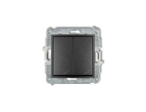 MINI Łącznik podwójny schodowy grafitowy 11MWP-33